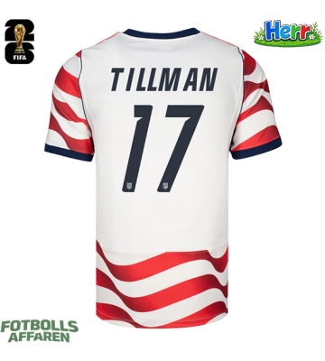 Förenta stater Malik Tillman #17 Hemmatröja VM 2026 Kortärmad